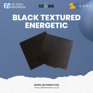 Original Black Textured Energetic 2 Sided PEI 3D Printer Magnetic Bed - 30 x 30 cm